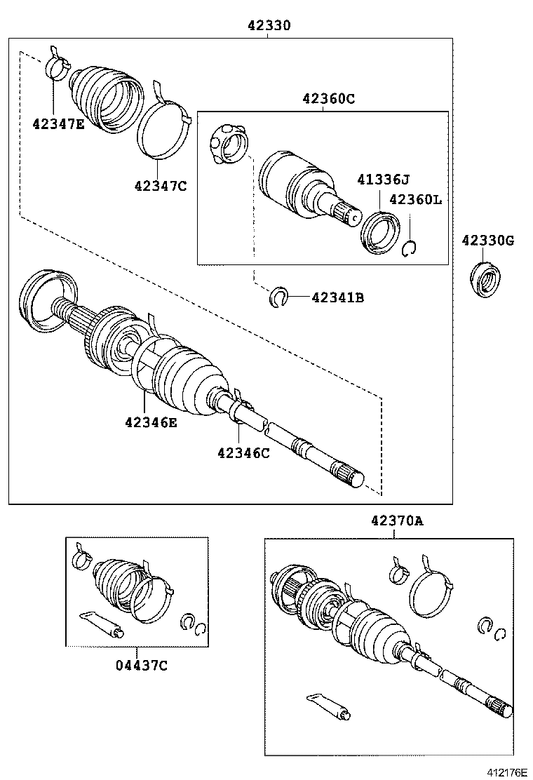  VITZ |  REAR AXLE SHAFT HUB