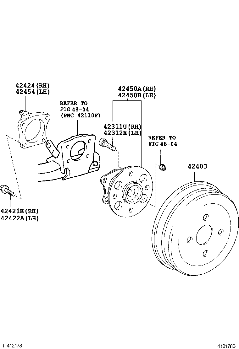  VITZ |  REAR AXLE SHAFT HUB