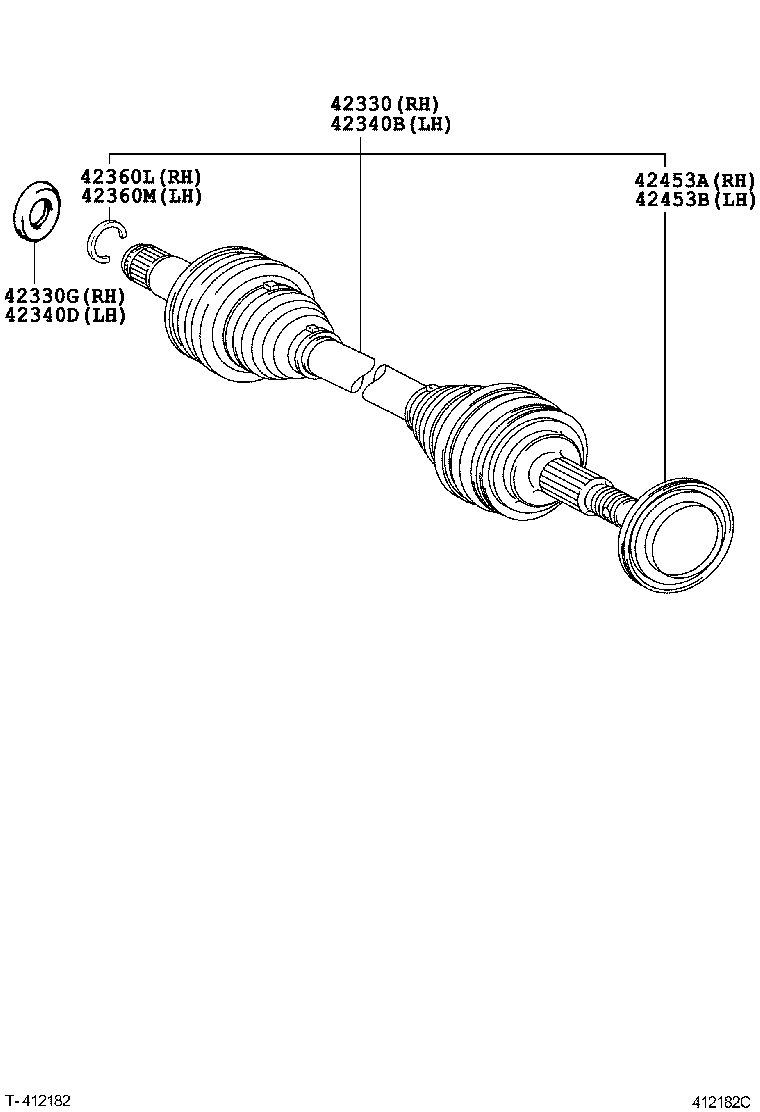  CENTURY |  REAR AXLE SHAFT HUB