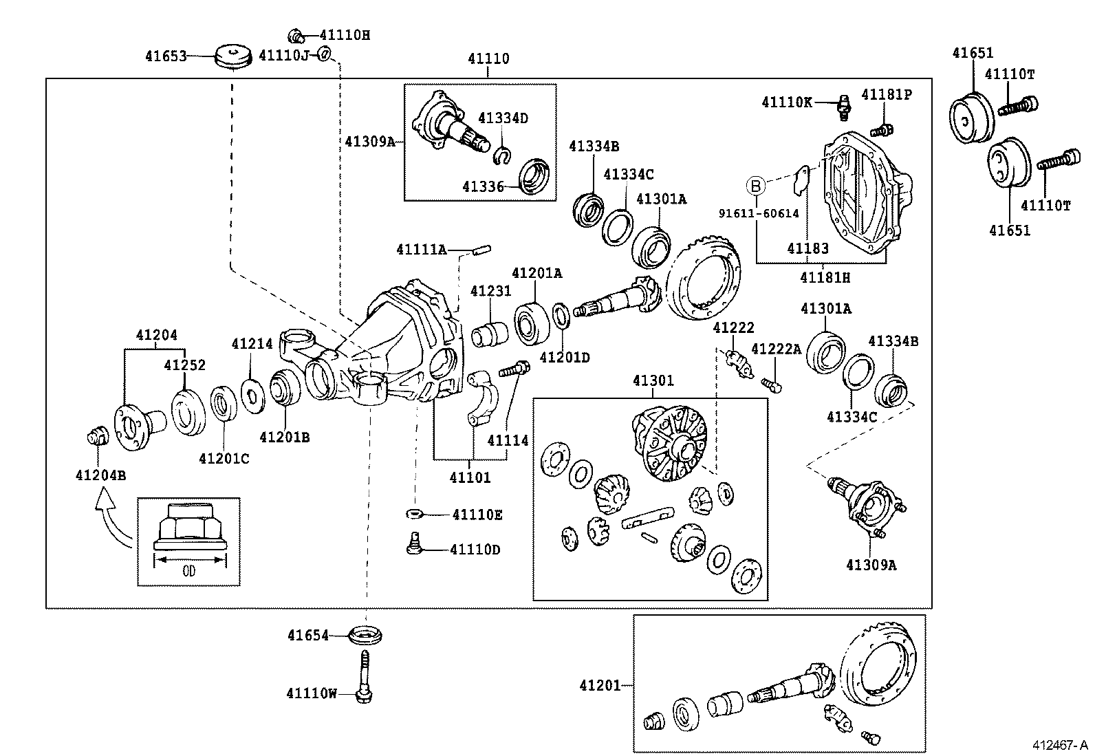  PROGRES |  REAR AXLE HOUSING DIFFERENTIAL