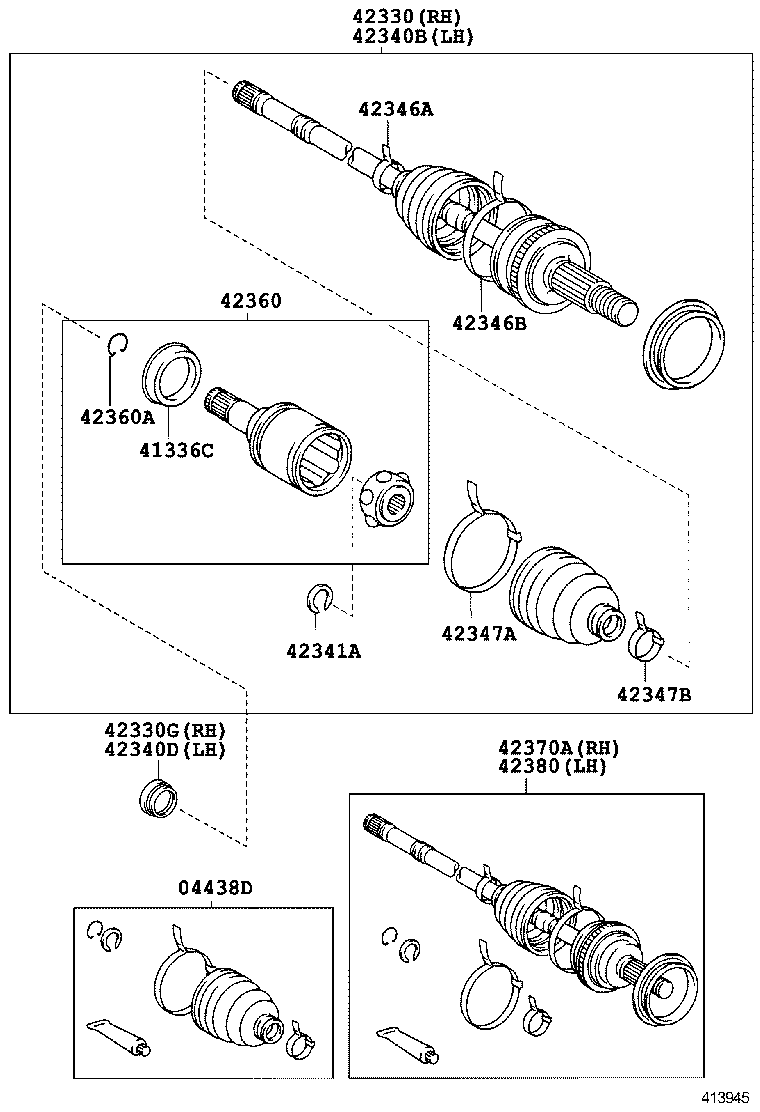  RACTIS |  REAR AXLE SHAFT HUB