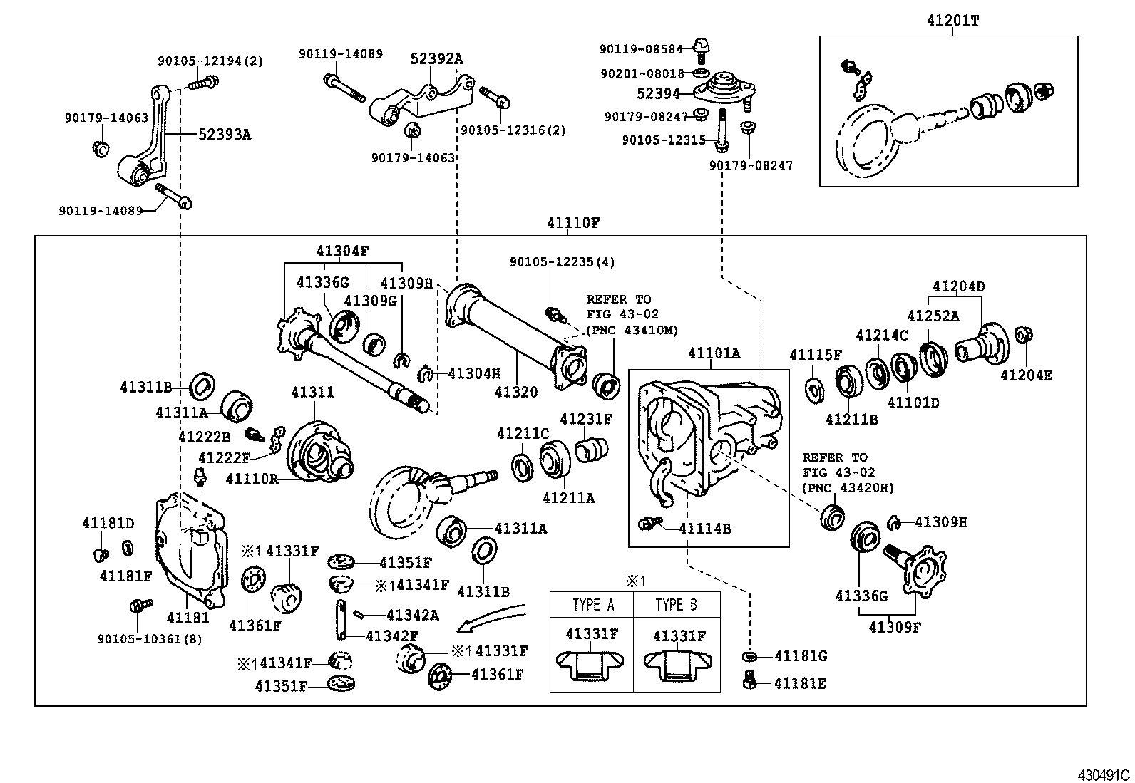 LITE TOWNACE |  FRONT AXLE HOUSING DIFFERENTIAL