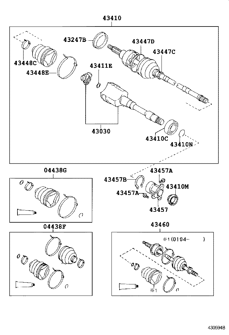 PROGRES |  FRONT DRIVE SHAFT