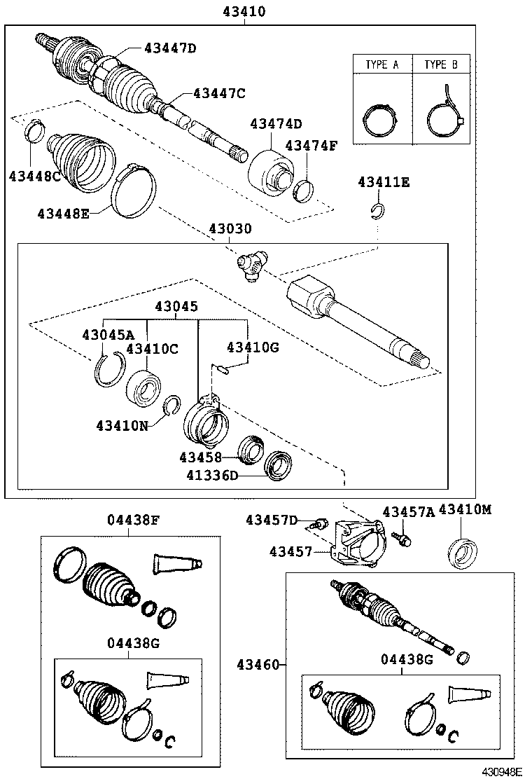  NOAH VOXY |  FRONT DRIVE SHAFT