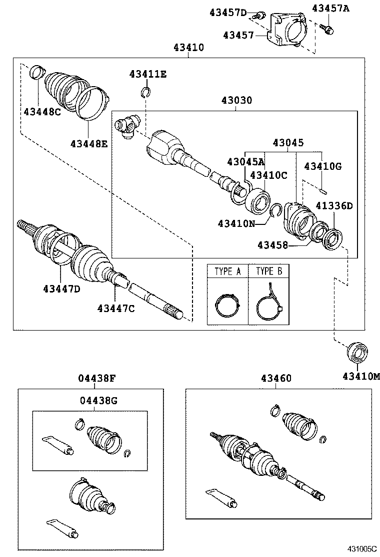  ALPHARD G V |  FRONT DRIVE SHAFT