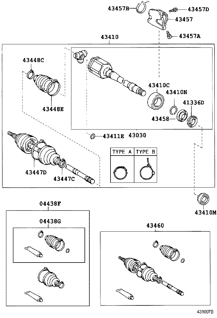  ALPHARD G V |  FRONT DRIVE SHAFT