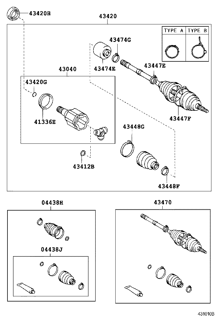  ALPHARD G V |  FRONT DRIVE SHAFT