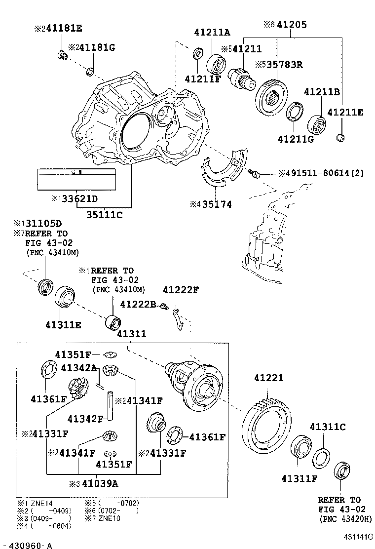  WISH |  FRONT AXLE HOUSING DIFFERENTIAL