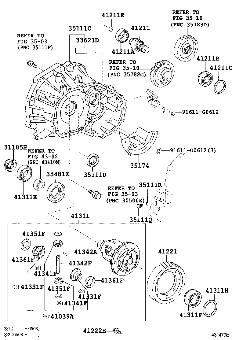  VITZ |  FRONT AXLE HOUSING DIFFERENTIAL