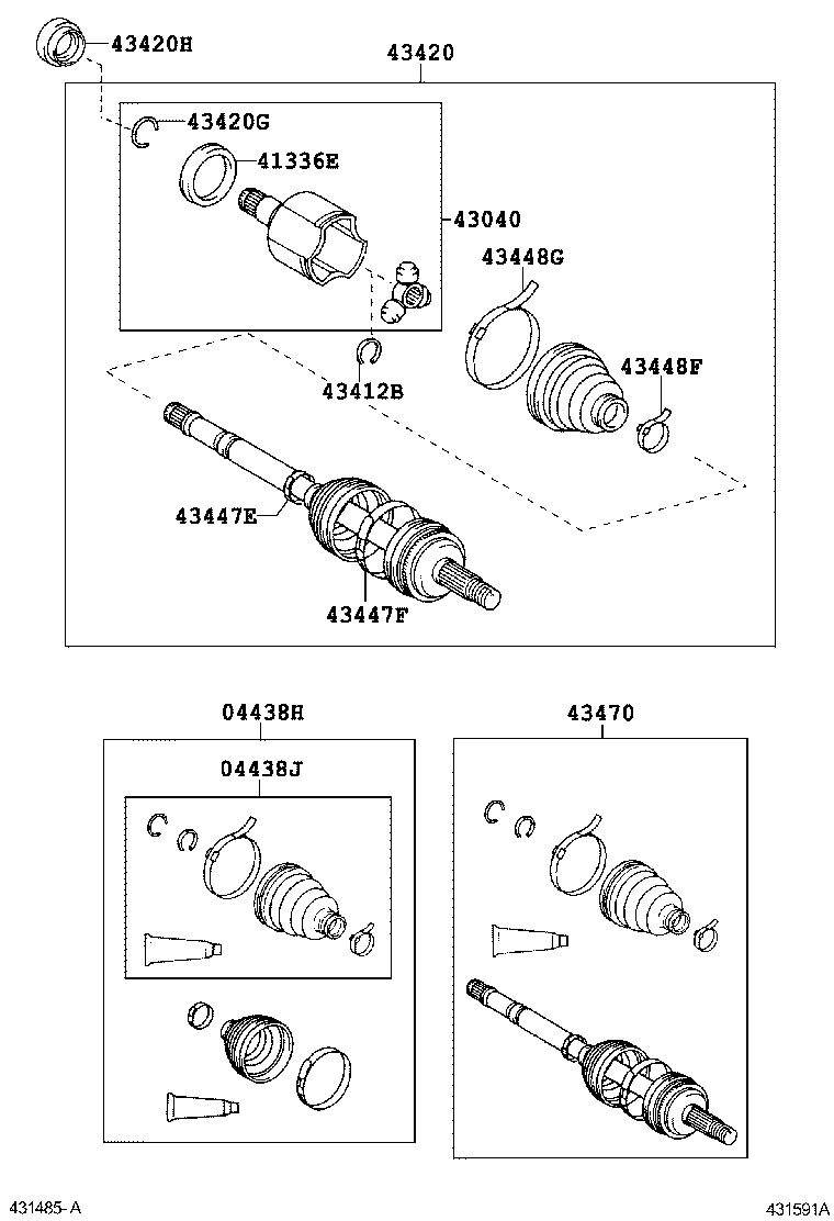  BELTA |  FRONT DRIVE SHAFT