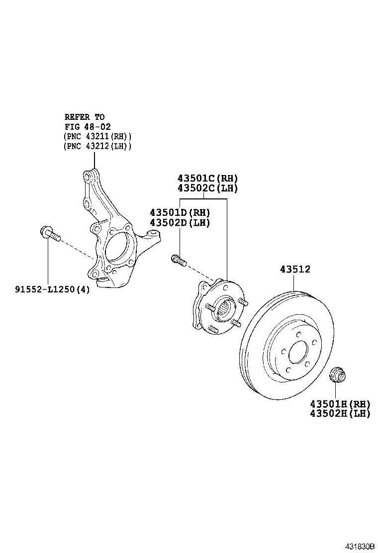  BLADE |  FRONT AXLE HUB