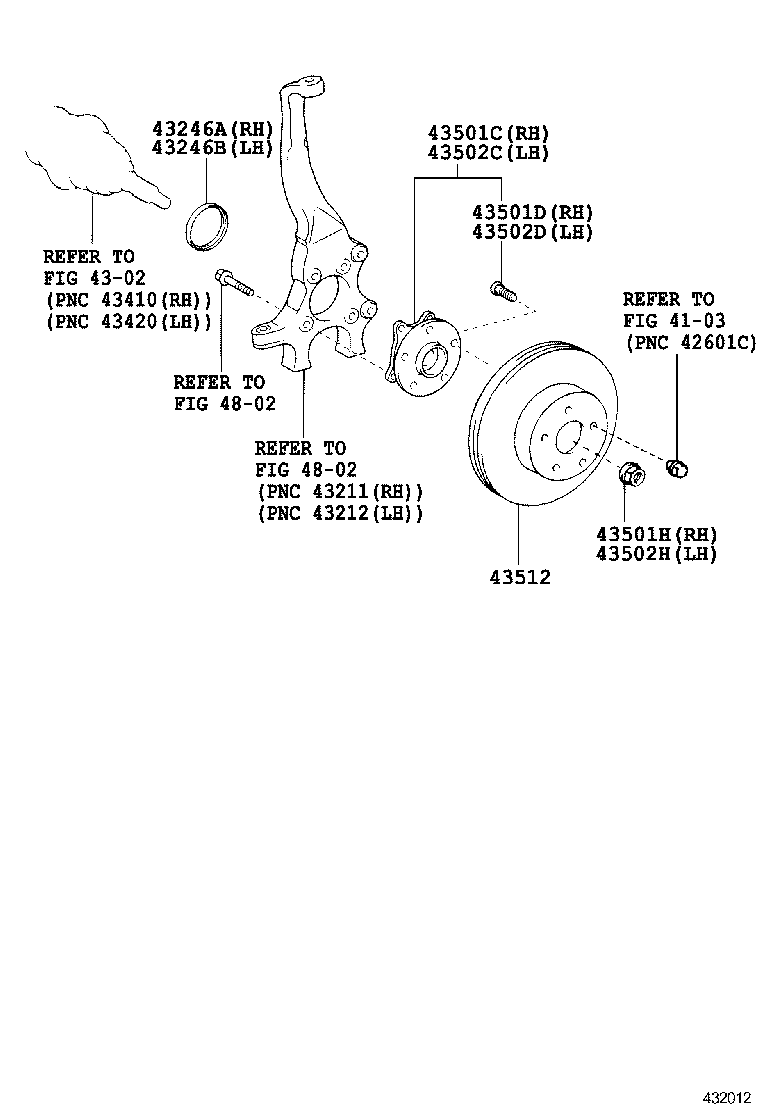  MARK X |  FRONT AXLE HUB