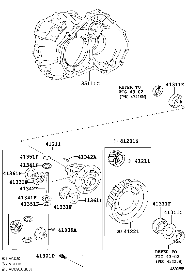 HARRIER | FRONT AXLE HOUSING DIFFERENTIAL