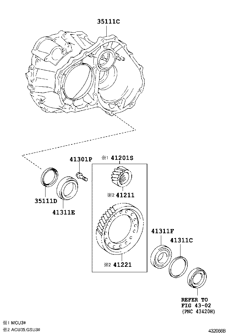 HARRIER | FRONT AXLE HOUSING DIFFERENTIAL
