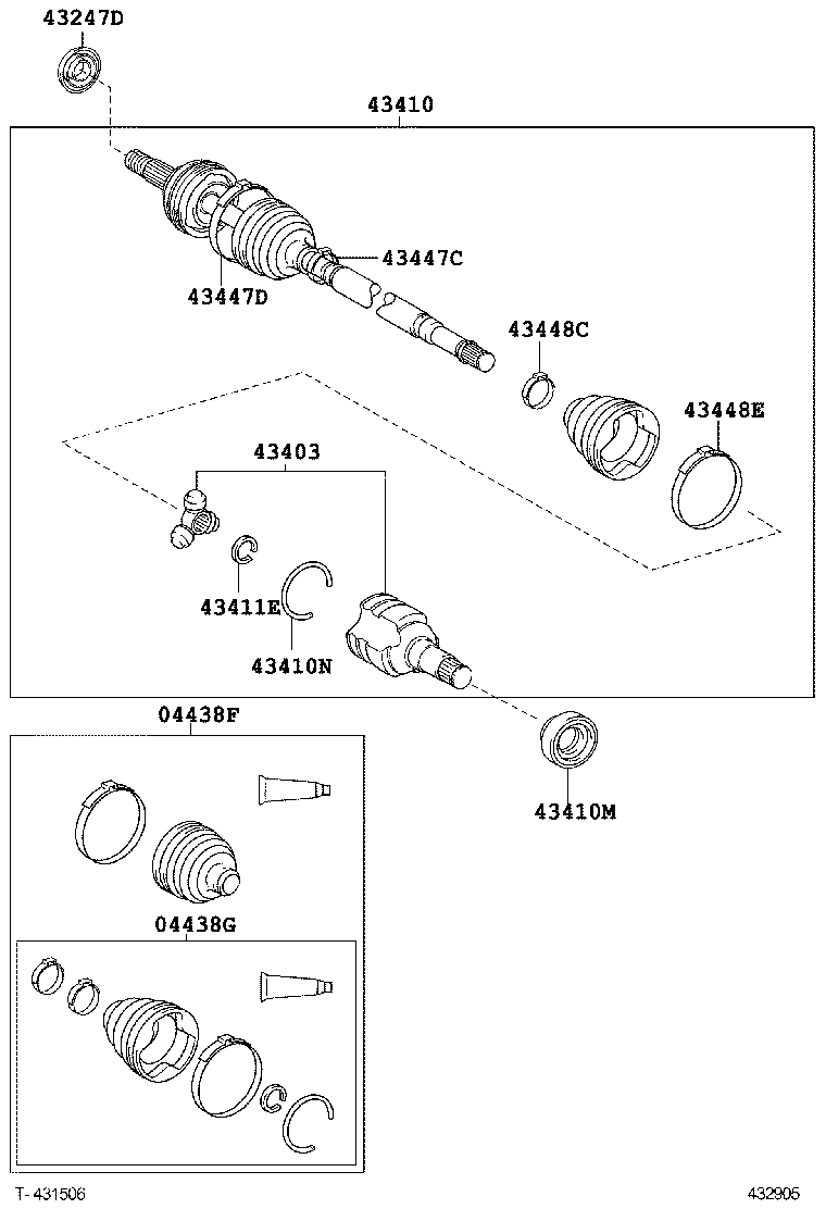  DYNA TOYOACE |  FRONT DRIVE SHAFT