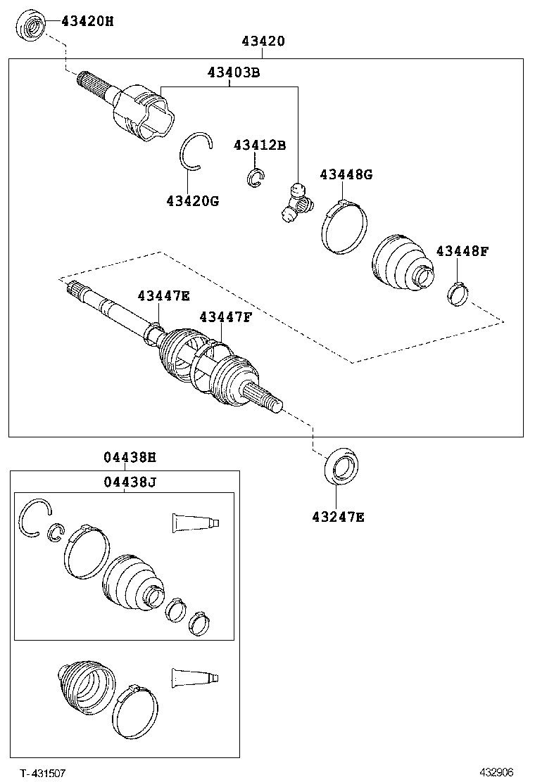  DYNA TOYOACE |  FRONT DRIVE SHAFT