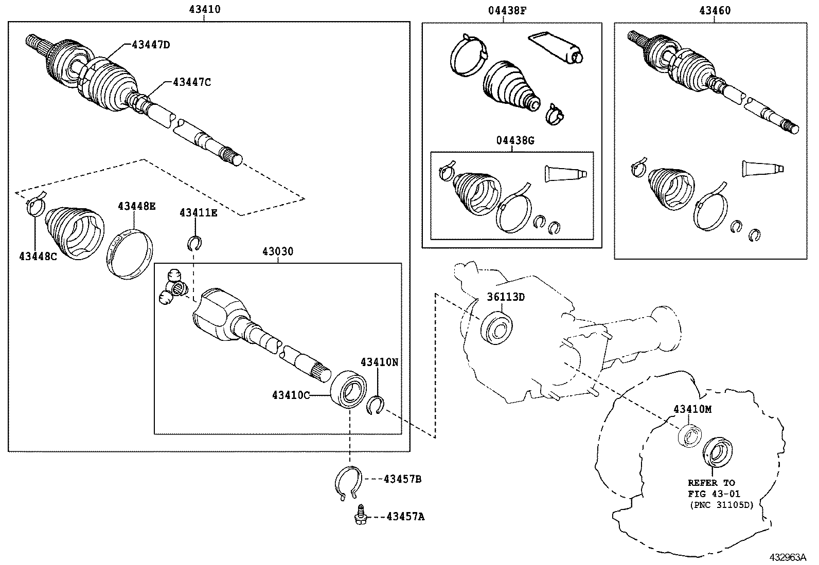  WISH |  FRONT DRIVE SHAFT