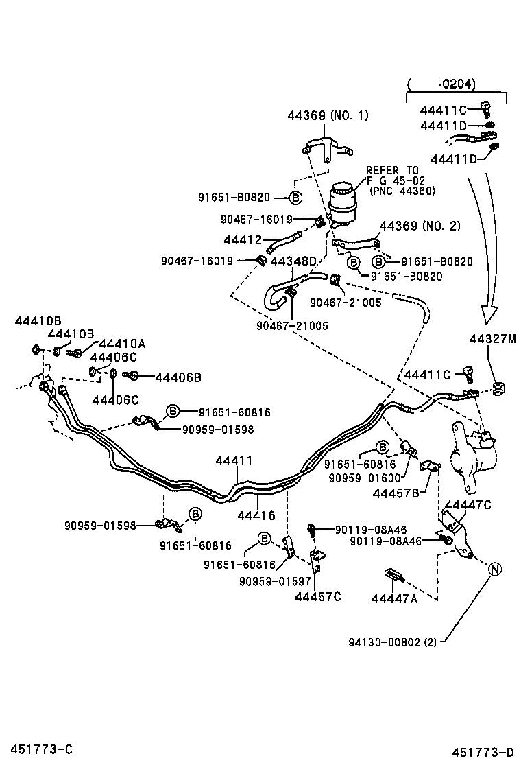  DYNA TOYOACE |  POWER STEERING TUBE