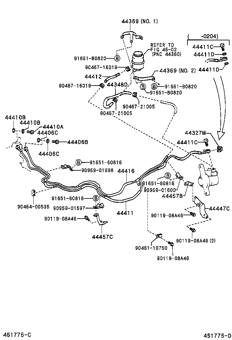  DYNA TOYOACE |  POWER STEERING TUBE