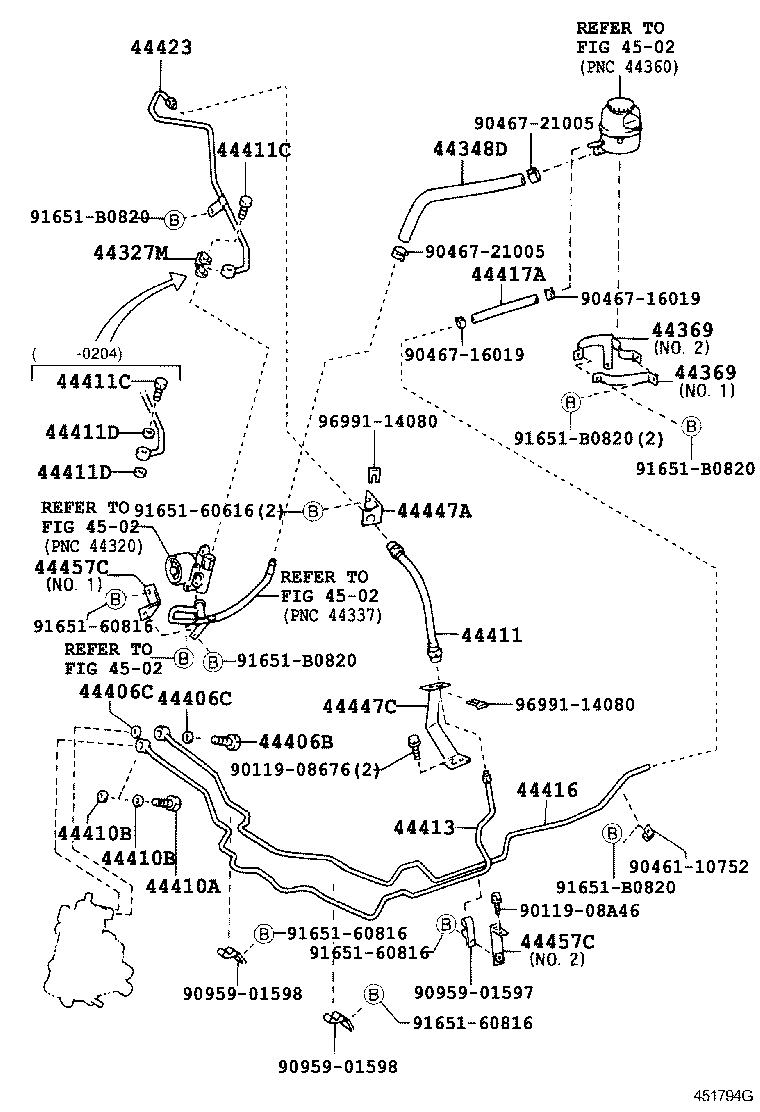  DYNA TOYOACE |  POWER STEERING TUBE