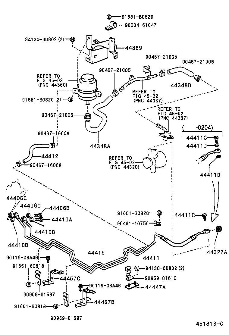  DYNA TOYOACE |  POWER STEERING TUBE