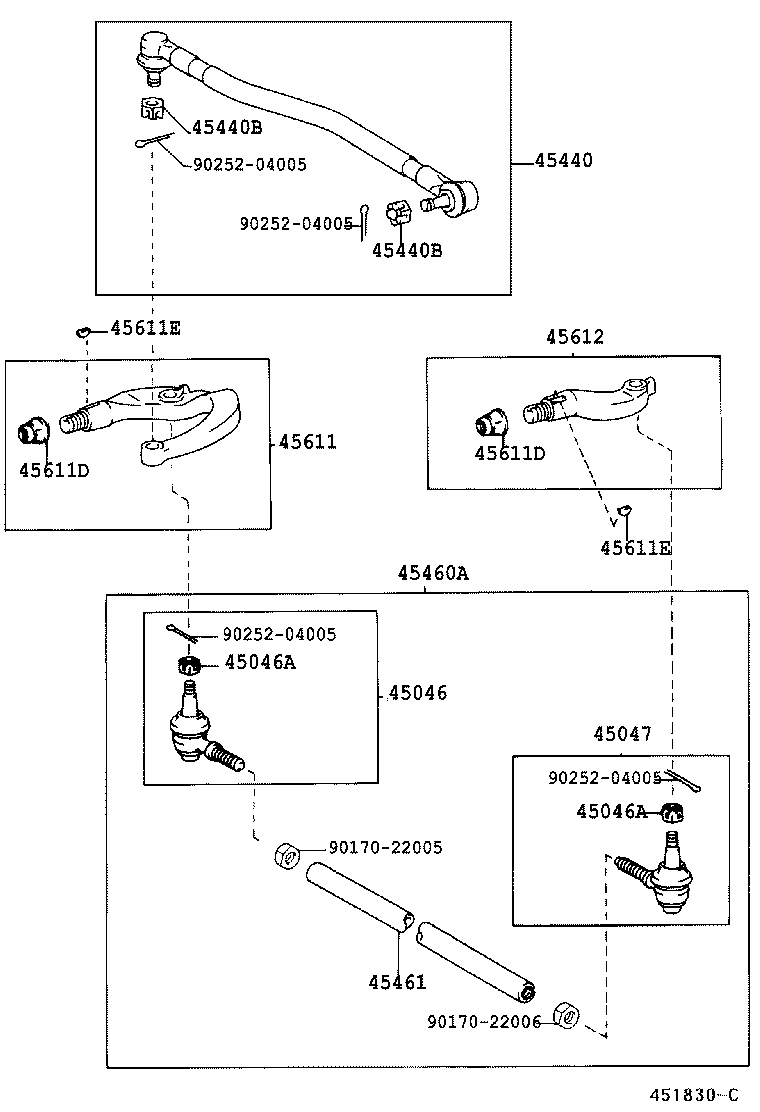  DYNA TOYOACE |  FRONT STEERING GEAR LINK