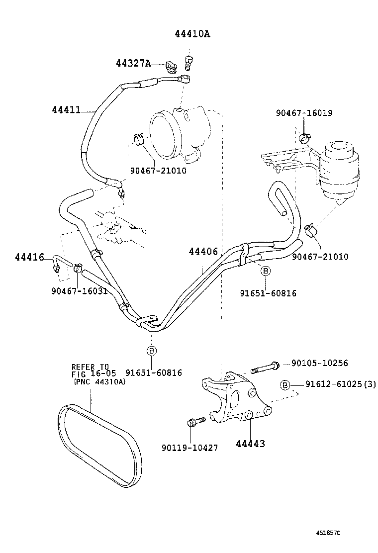  LITE TOWNACE |  POWER STEERING TUBE