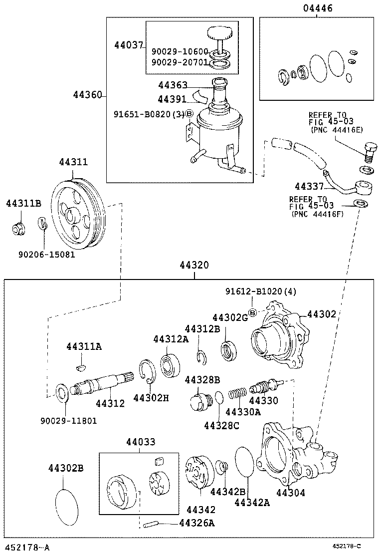 QUICK DELI URBAN SUP |  VANE PUMP RESERVOIR POWER STEERING
