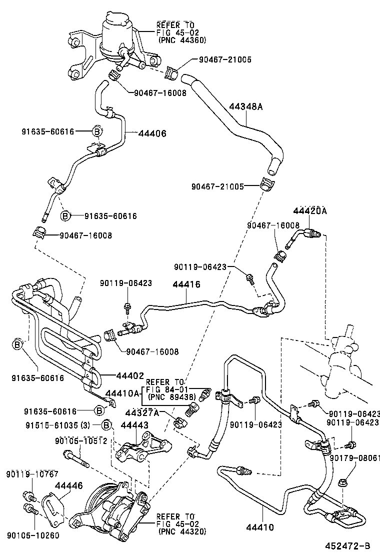 KLUGER L V |  POWER STEERING TUBE