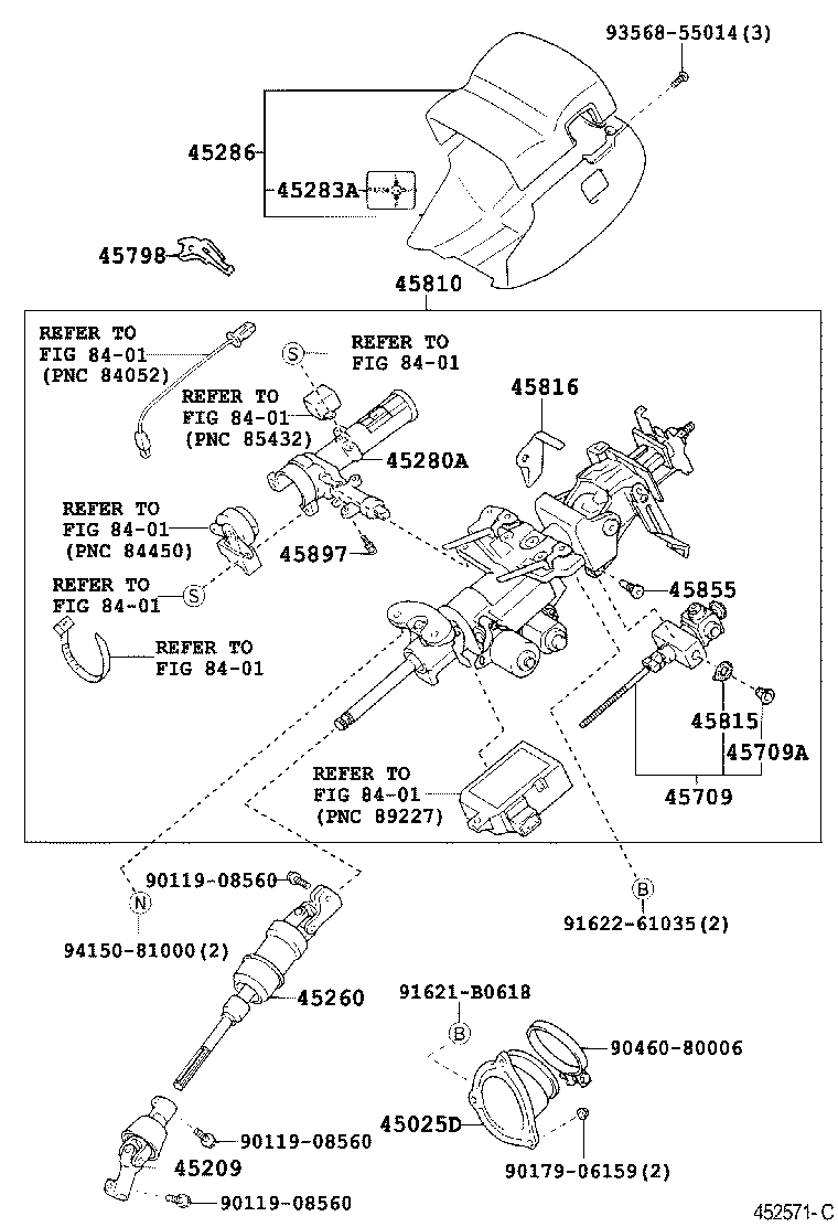  SOARER SC430 |  STEERING COLUMN SHAFT