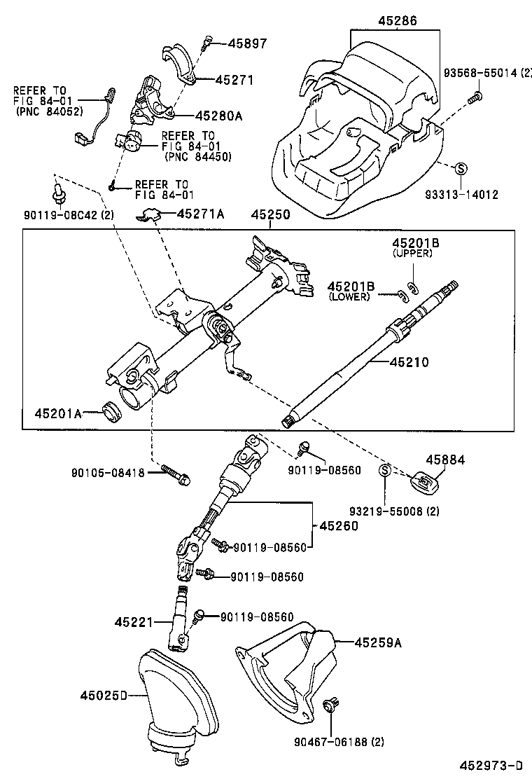  PREMIO ALLION |  STEERING COLUMN SHAFT