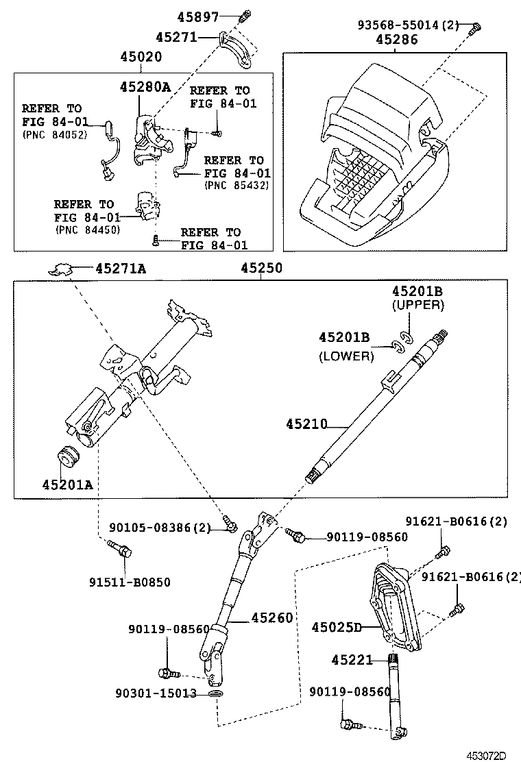  ALPHARD G V |  STEERING COLUMN SHAFT