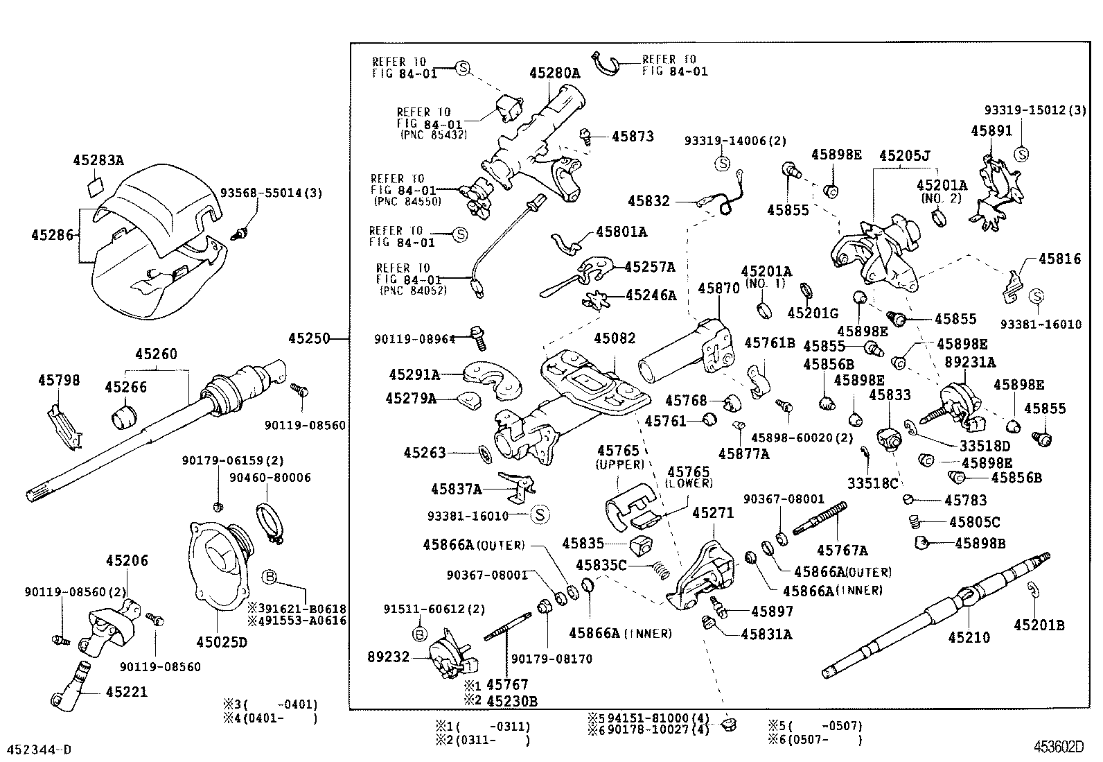  CELSIOR |  STEERING COLUMN SHAFT