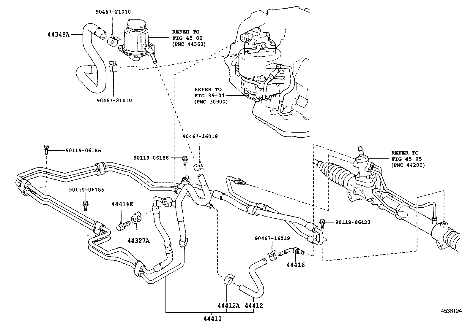  ALPHARD HV |  POWER STEERING TUBE