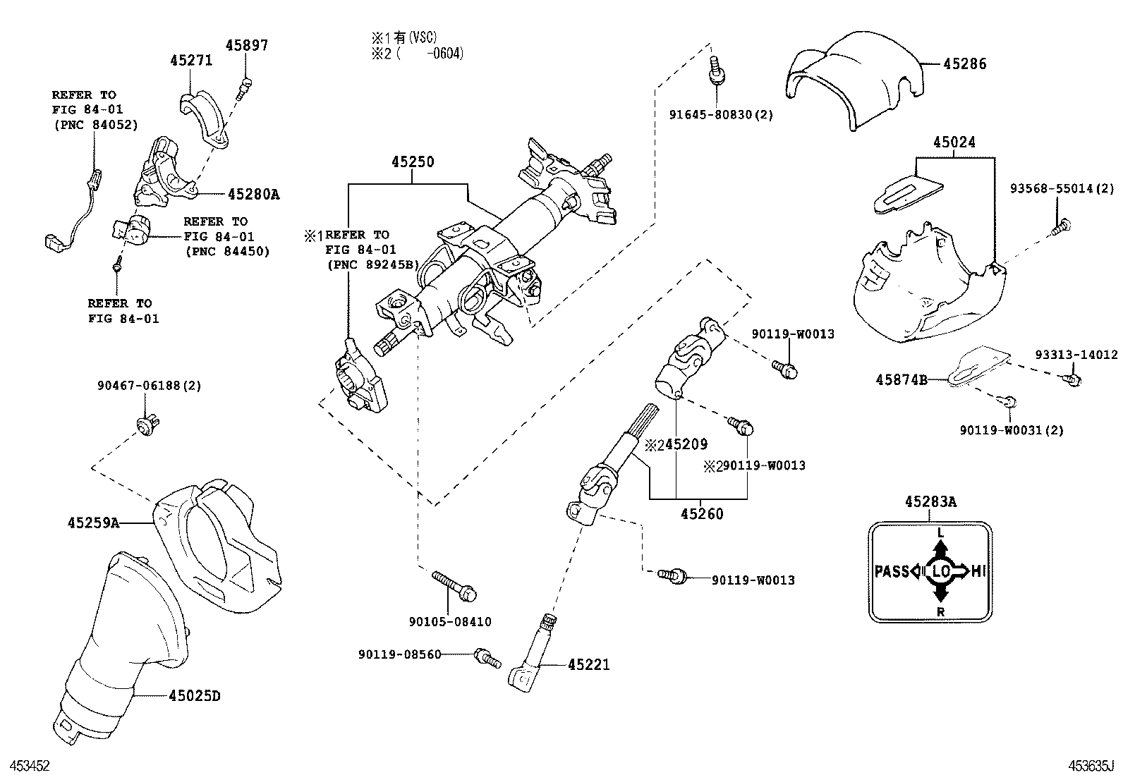  AVENSIS |  STEERING COLUMN SHAFT