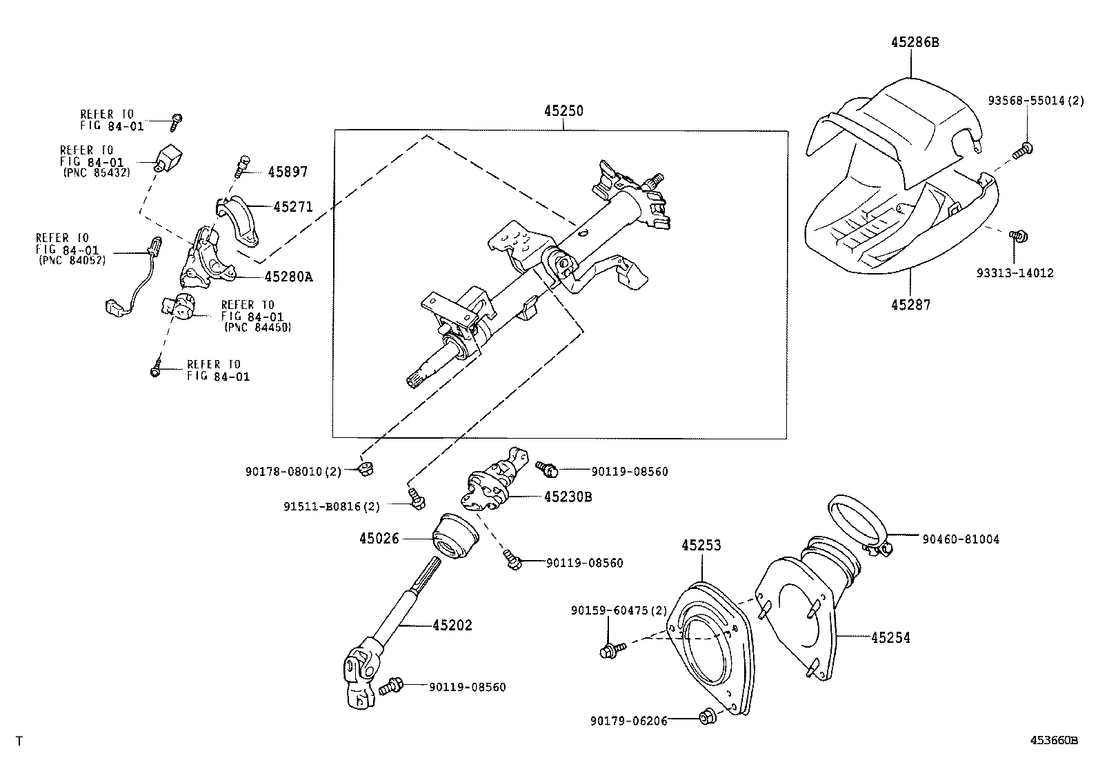  KLUGER L V |  STEERING COLUMN SHAFT