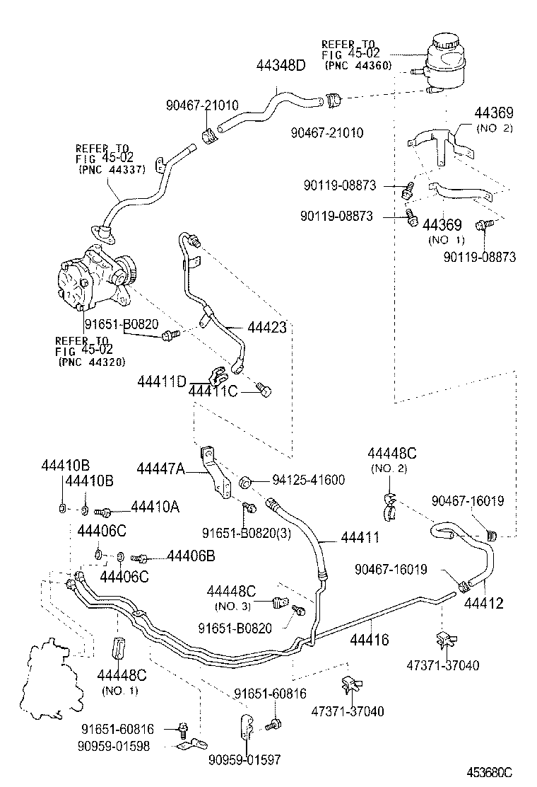  DYNA TOYOACE HV |  POWER STEERING TUBE