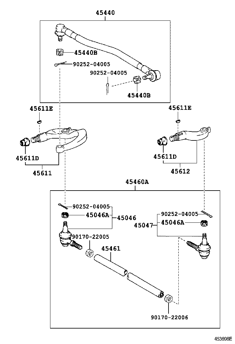  DYNA TOYOACE HV |  FRONT STEERING GEAR LINK
