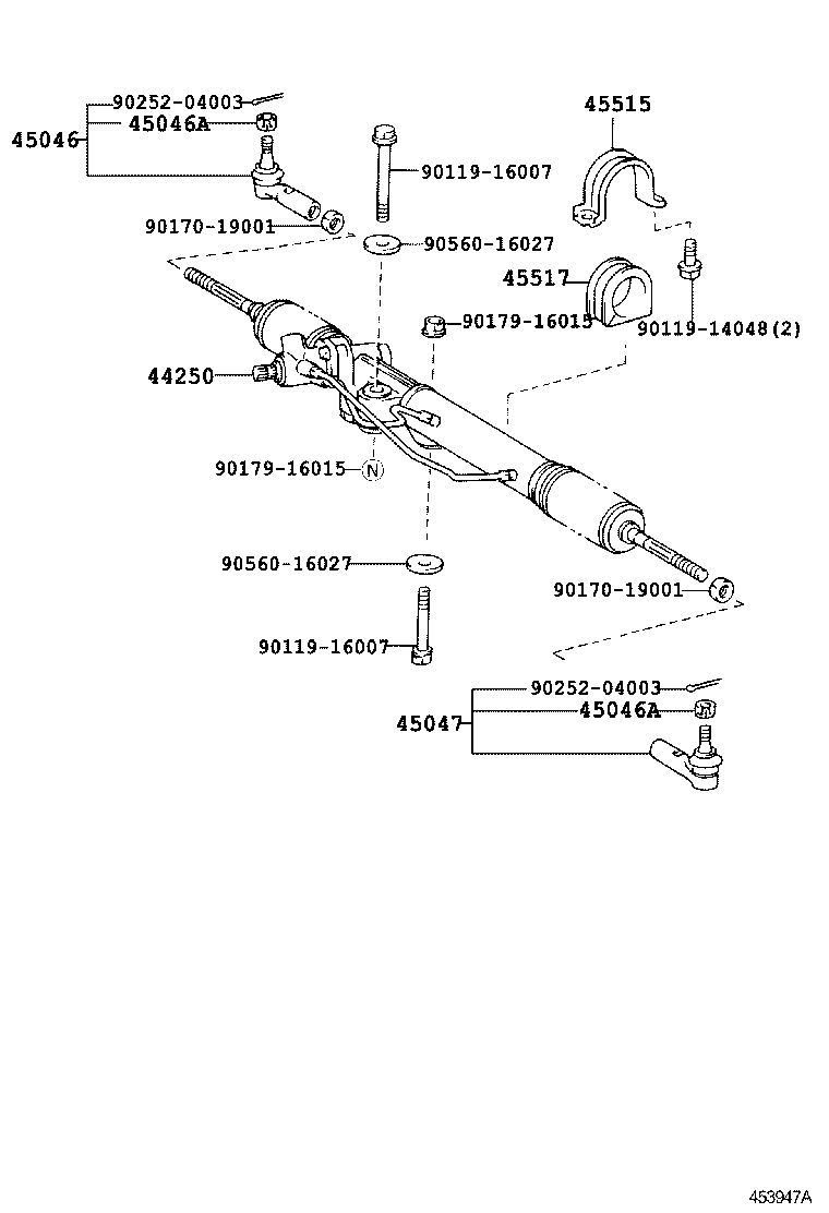  DYNA TOYOACE |  FRONT STEERING GEAR LINK