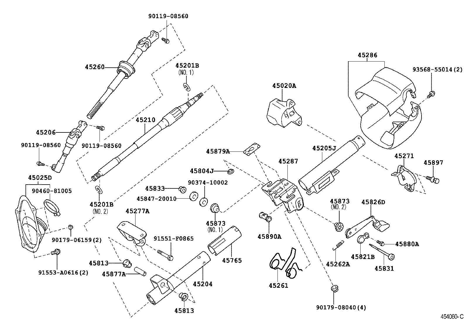  MARK X |  STEERING COLUMN SHAFT