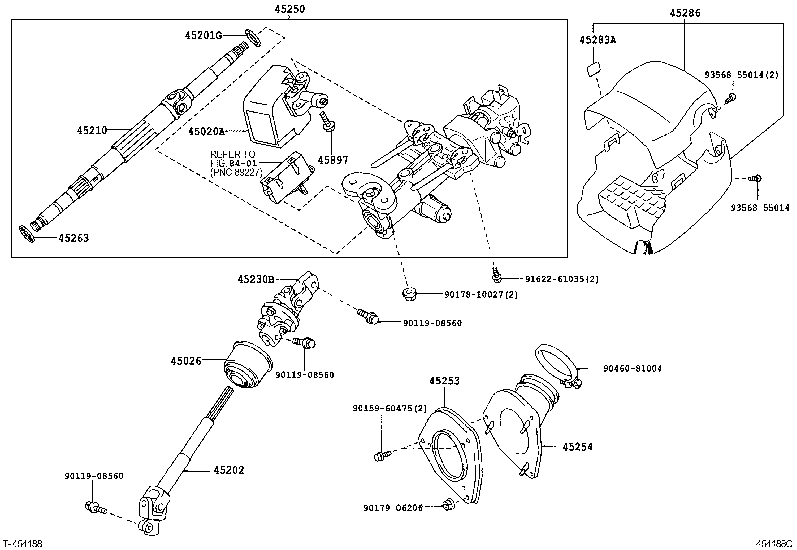  HARRIER HV |  STEERING COLUMN SHAFT