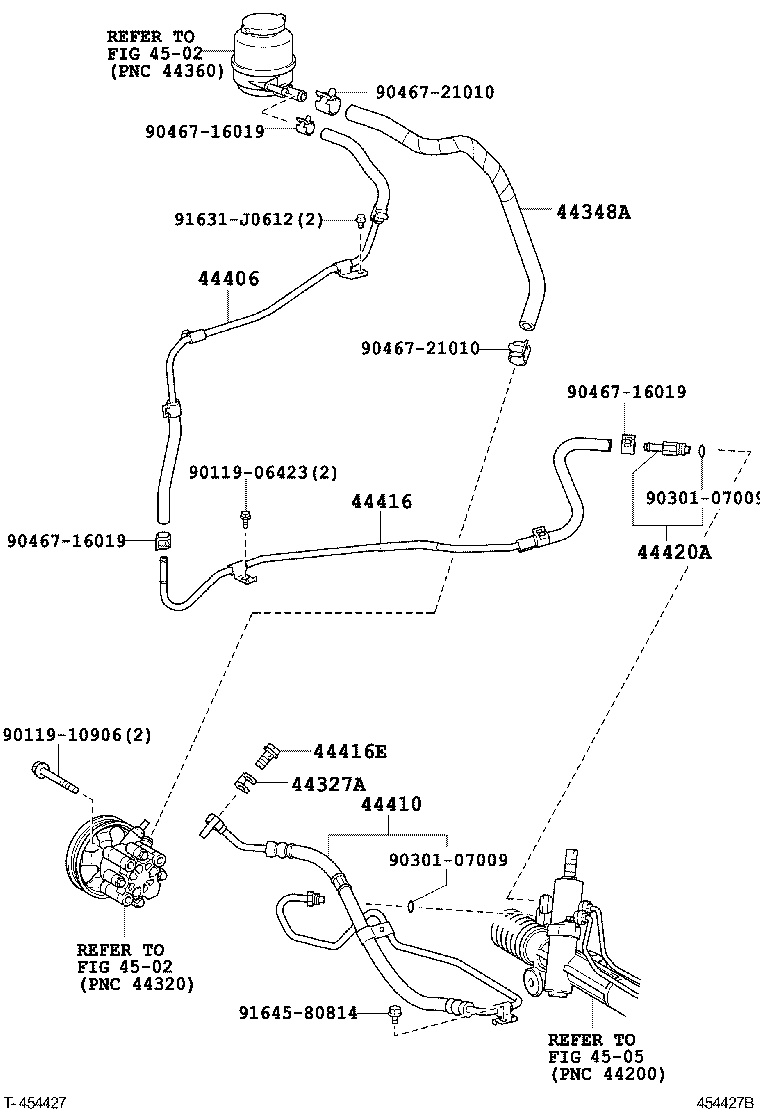 CAMRY |  POWER STEERING TUBE