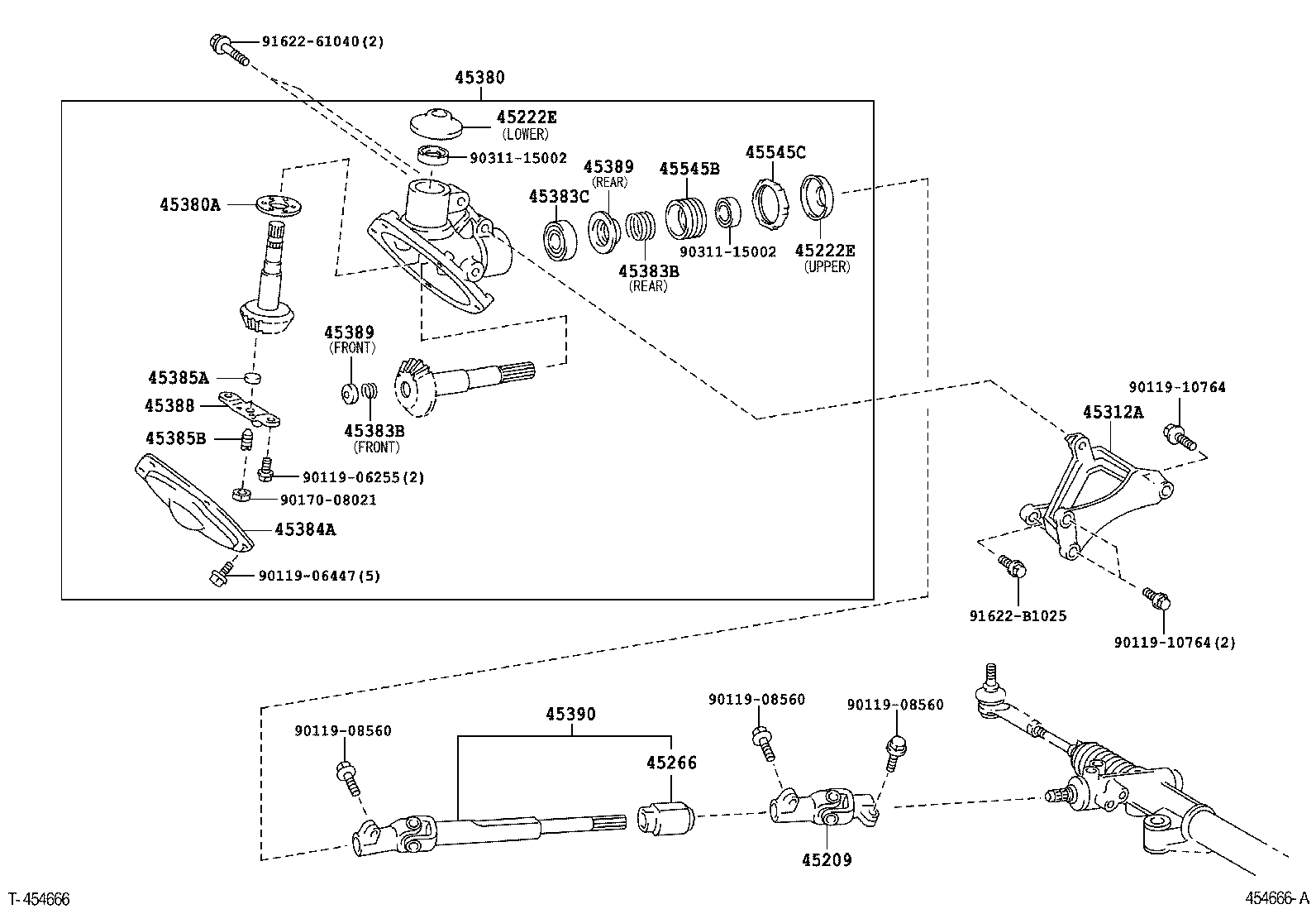  DYNA TOYOACE |  STEERING COLUMN SHAFT