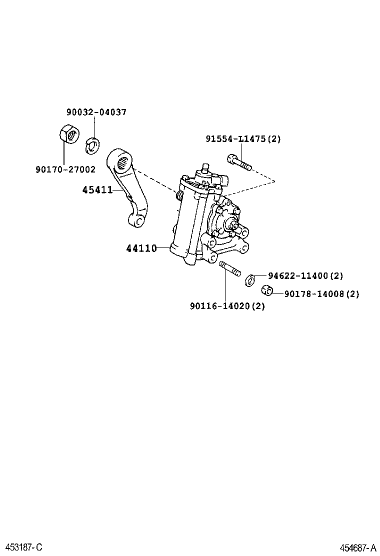  DYNA TOYOACE HV |  FRONT STEERING GEAR LINK