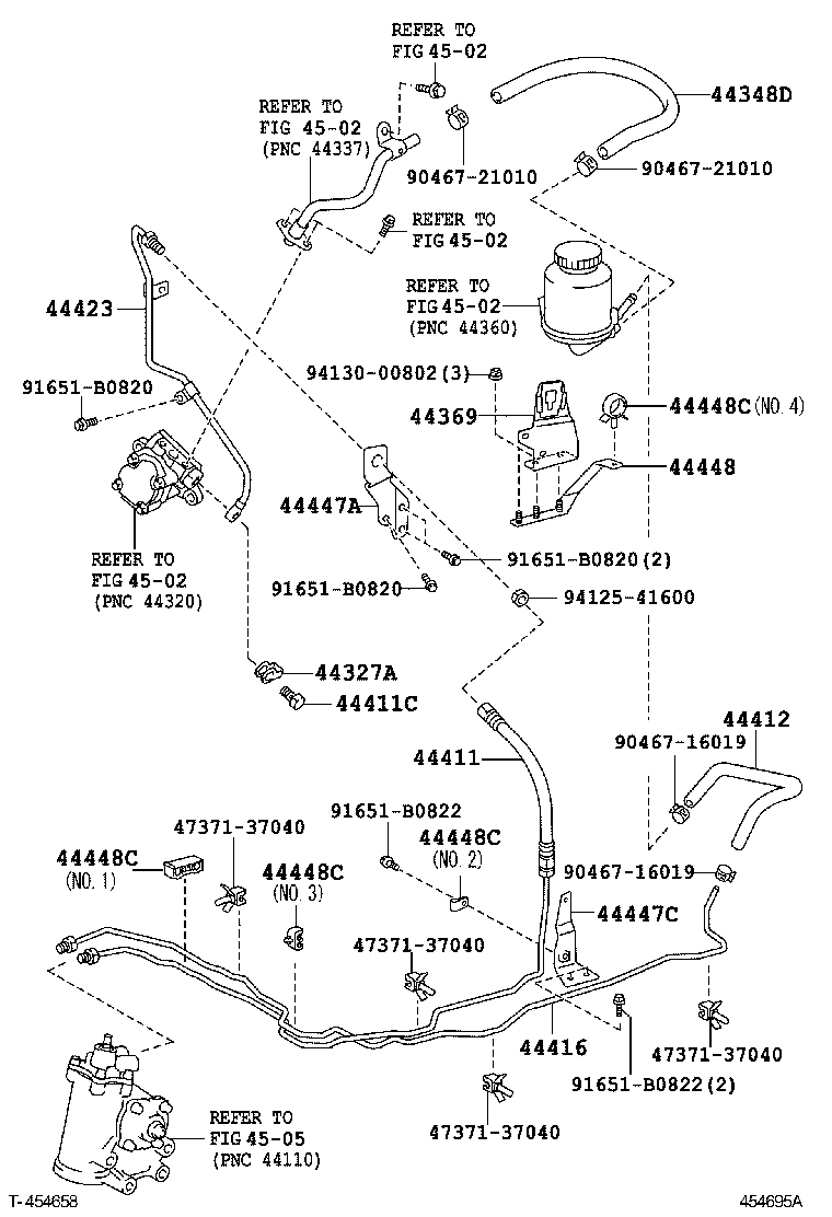  DYNA TOYOACE |  POWER STEERING TUBE