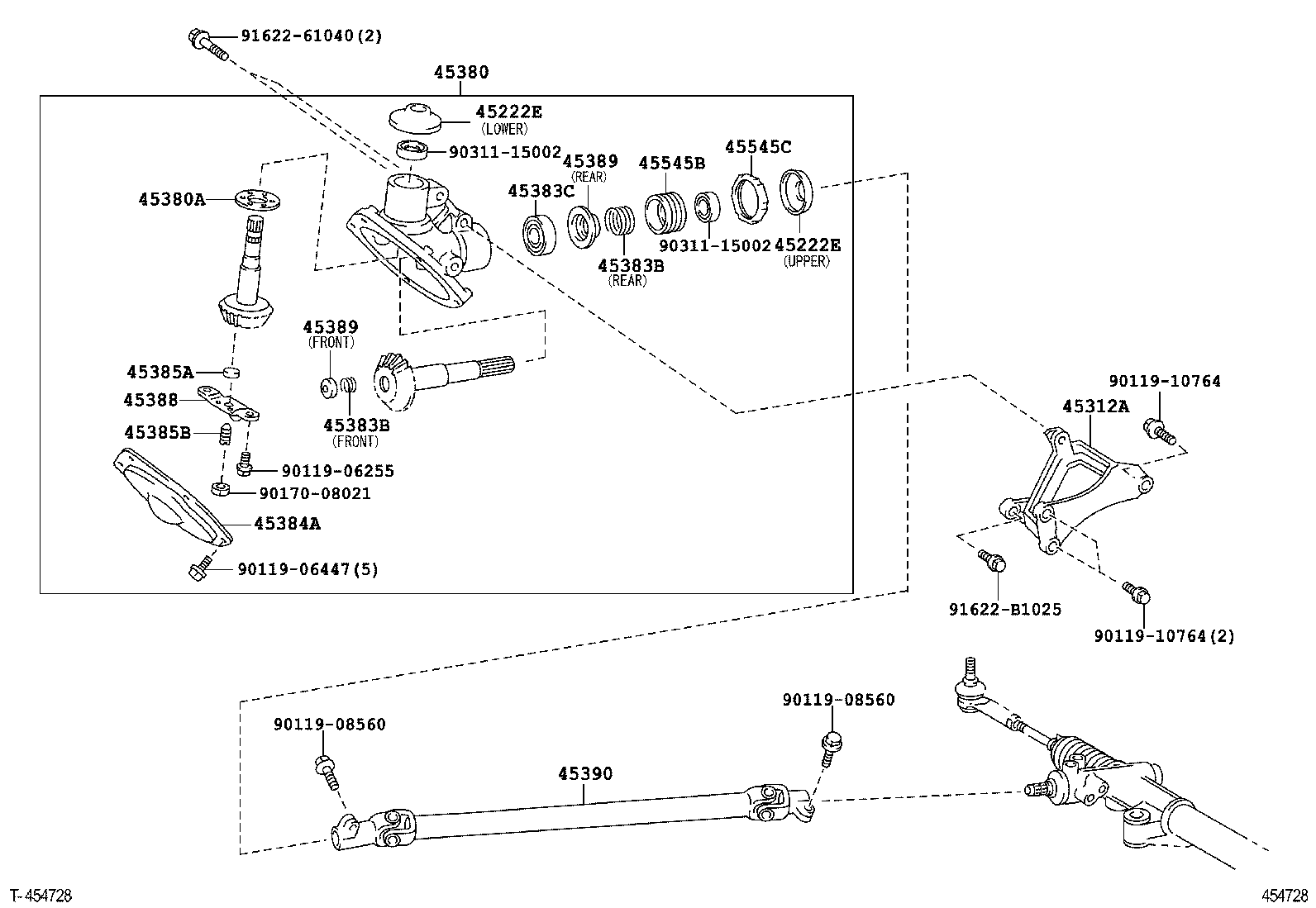  DYNA TOYOACE |  STEERING COLUMN SHAFT