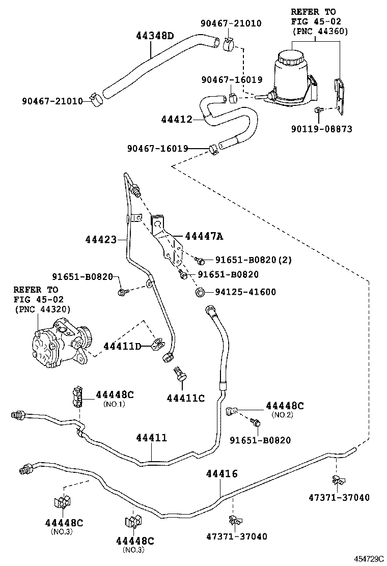  DYNA TOYOACE |  POWER STEERING TUBE