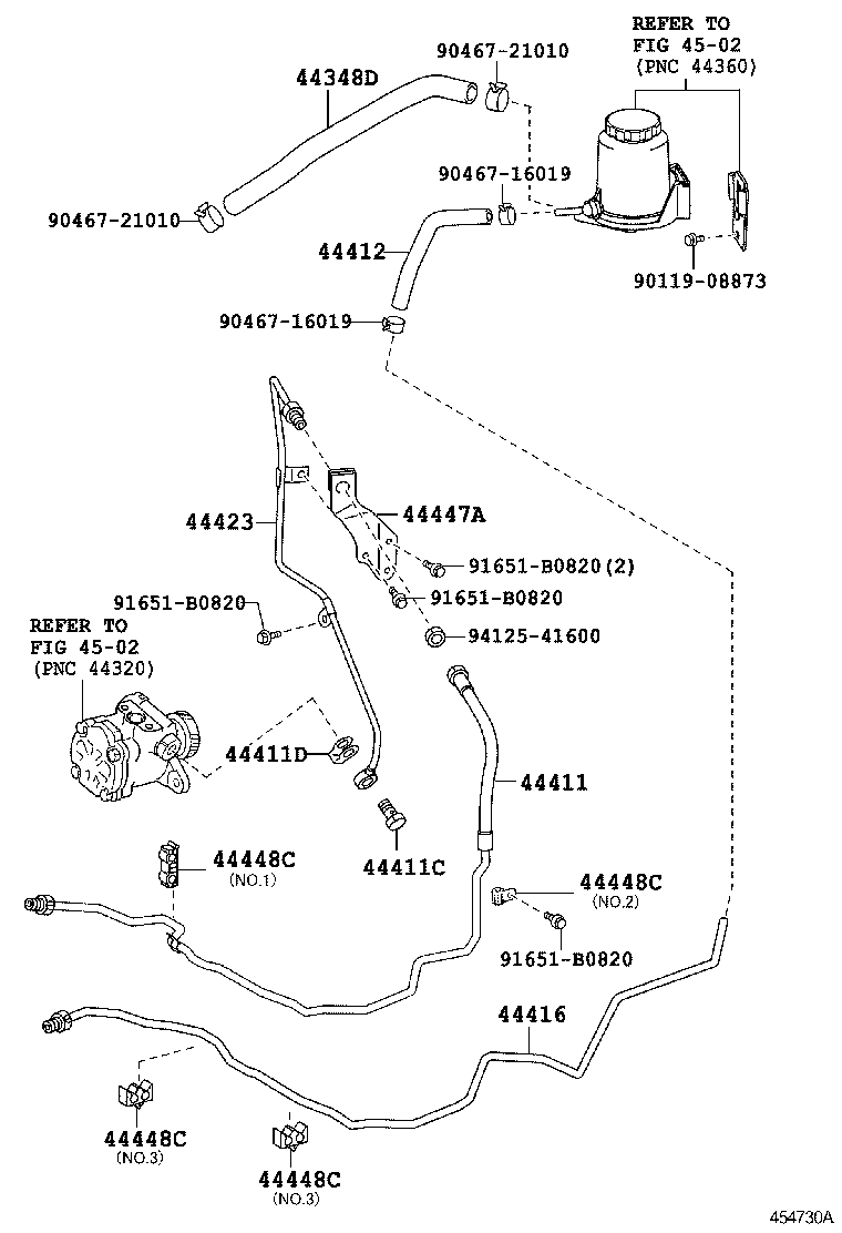  DYNA TOYOACE |  POWER STEERING TUBE
