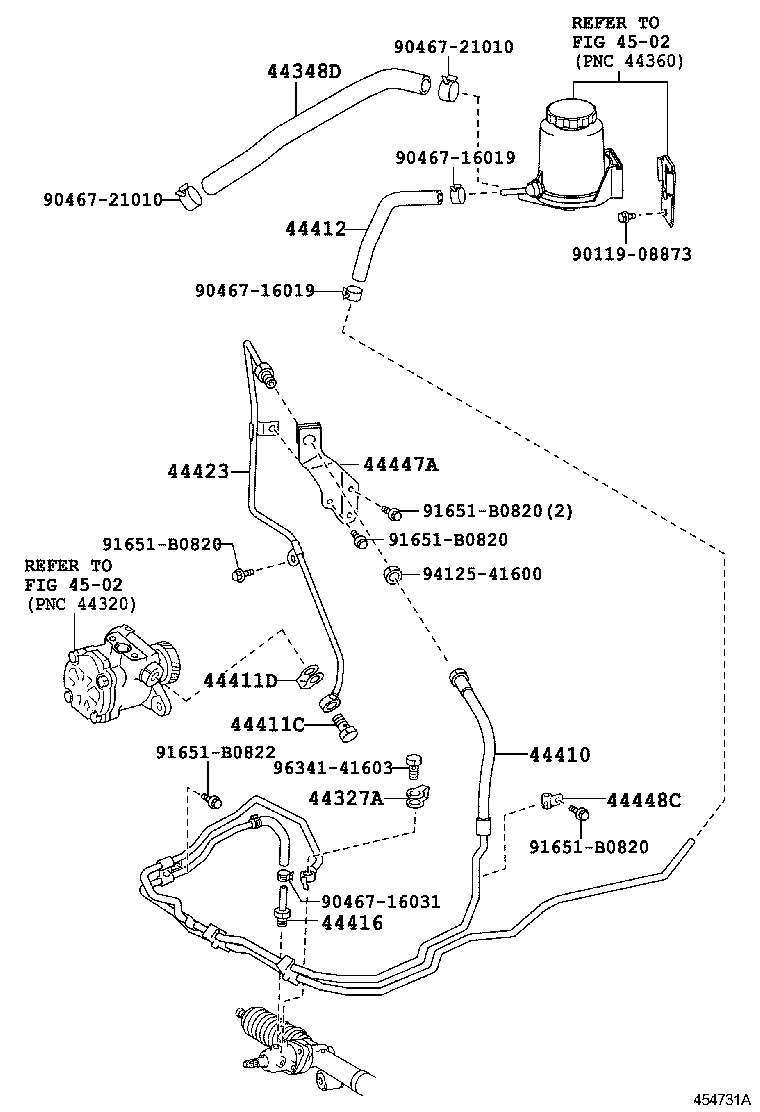  DYNA TOYOACE |  POWER STEERING TUBE