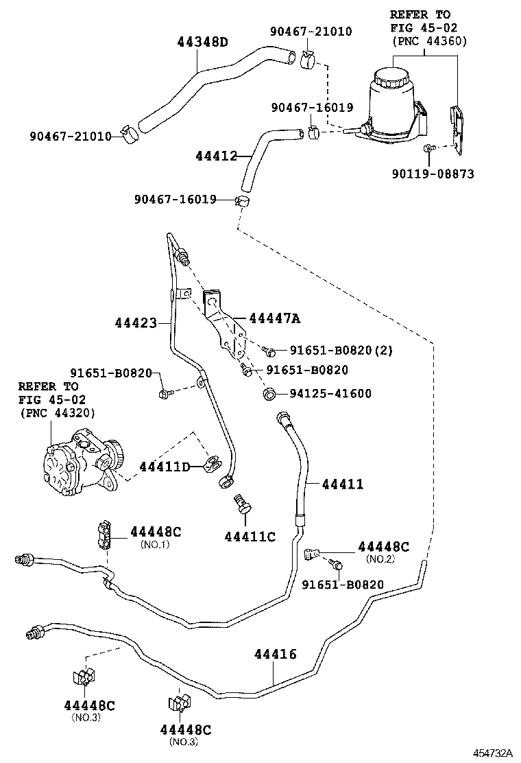  DYNA TOYOACE |  POWER STEERING TUBE